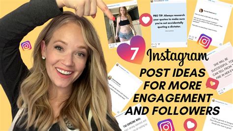 7 Instagram Post Ideas For More Engagement And Followers Youtube