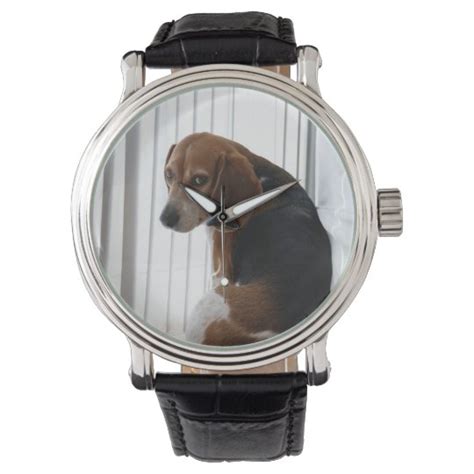 beagle attitude wrist watch | Zazzle.com