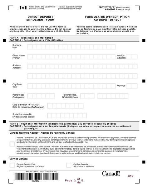 5 Direct Deposit Form Templates Word Excel Formats Free Direct