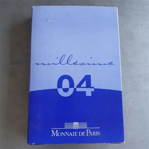 MONNAIE DE PARIS Coffret Belle Epreuve 2004 Paris France qualité BE FDC