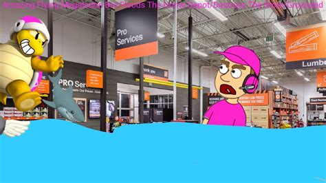 Amazing Flying Megalodon Bro Floods The Home Depot Destroys The Store