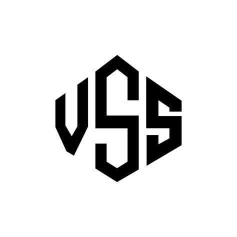 Vss Letter Logo Design With Polygon Shape Vss Polygon And Cube Shape