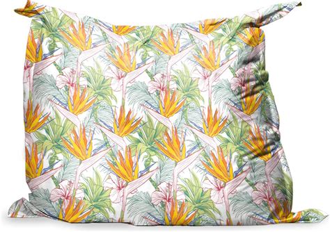 PillowMonkey Zitzak Paradijs Bloemen Patronen Regenboog