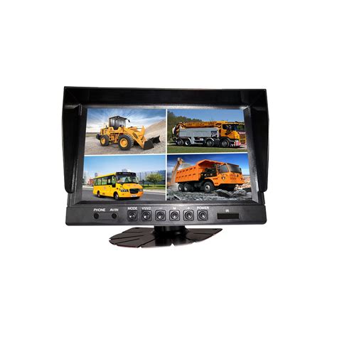 Inch Dash Mount Quad Monitor Car Display Screen With Video Inputs