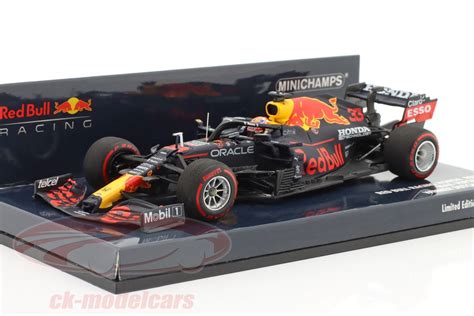 Minichamps 143 Max Verstappen Red Bull Rb16b 33 Vinder Hollandsk Gp