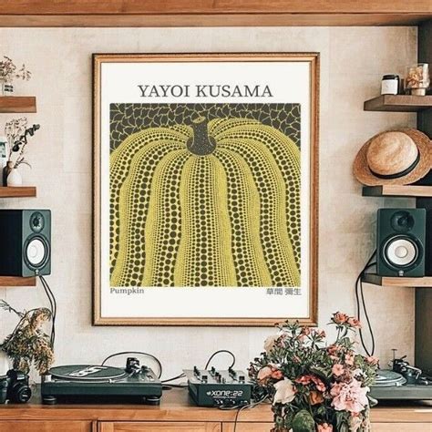 Yayoi Kusama Pumpkin Poster, Yayoi Kusama Exhibition,Yayoi Kusama Print ...