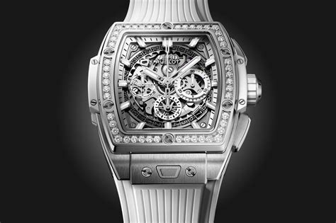 Spirit Of Big Bang Titanium White Diamonds 42 Mm Hublot