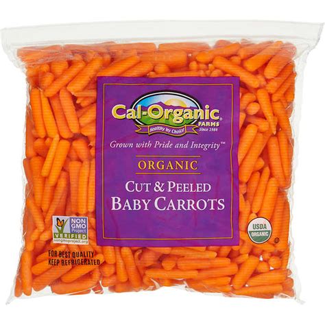 Cal Organic Baby Peeled Carrots La Comprita