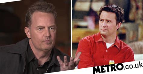 Matthew Perrys Slurred Speech In Friends Reunion Explained Metro News