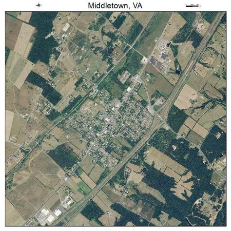 Aerial Photography Map of Middletown, VA Virginia