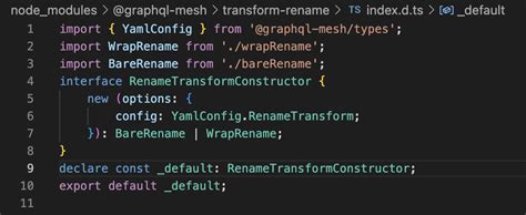 Possible Ts Bug With `transform Rename` · Issue 4264 · Ardatangraphql