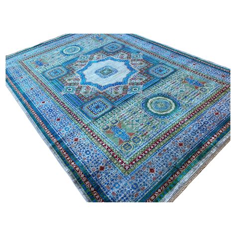 Hand Knotted Afghan Mamluk Rug Premium Hand Spun Afghan Wool Fair Trade