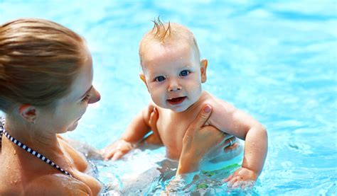 First Baby Swimming Lessons - 10 Useful Tips for Parents