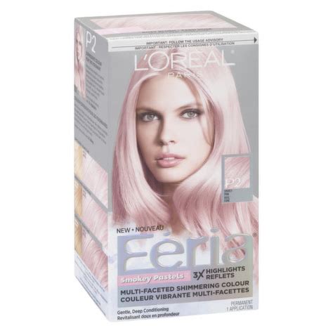 Loreal Feria Smokey Pastels Hair Colour Smokey Pink Rose