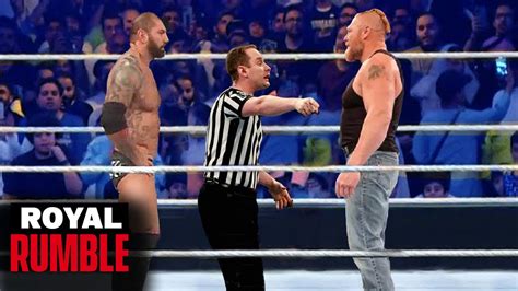 Full Match Batista Vs Brock Lesnar Wwe Extreme Rules Match