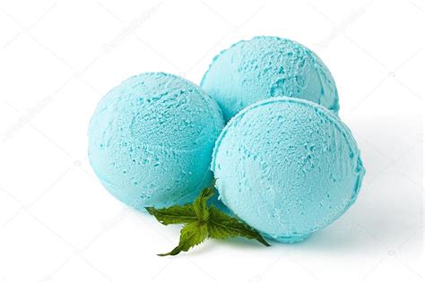 Blue bubble gum ice cream scoops — Stock Photo © kivphotomaker.gmail ...