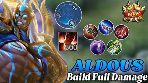 BUILD ALDOUS TERSAKIT 2023 FULL DAMAGE 1 HIT ALDOUS BEST BUILD 2023