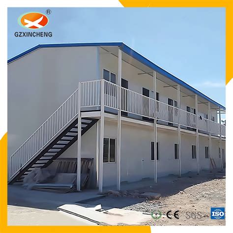 Two Storey Labour Camp Dormitory K House Steel Frame Prefab House