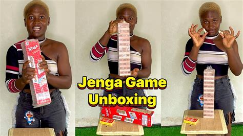 Jenga Game Unboxing Jengagame Uboxing Games Youtube