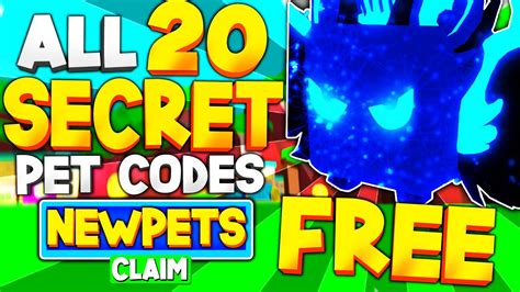 ALL 20 SECRET PET CODES In BUBBLE GUM SIMULATOR Roblox Codes YouTube