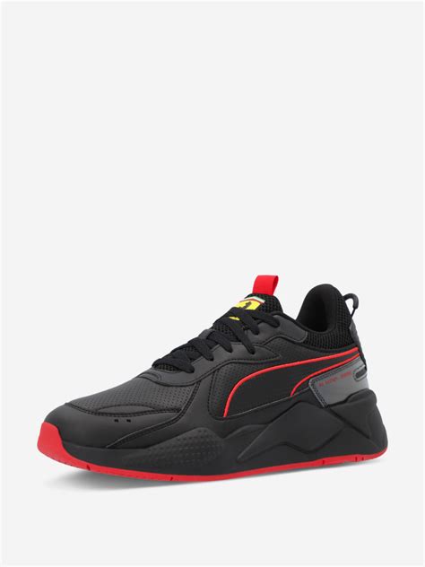Кроссовки мужские PUMA Ferrari Rs-X черный/красный цвет — купить за ...