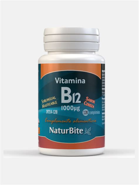 Vitamina B Cianocobalamina Mcg Comprimidos Naturbite