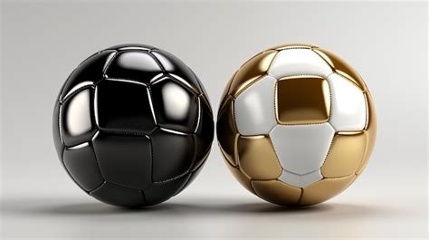 Balón de fútbol juego de balones de fútbol estilo de diseño 3d realista