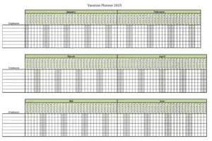 Vacation-Planner 2023 [Free Template]