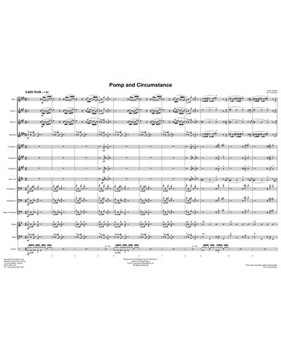 Pomp And Circumstance Sheet Music By Edward Elgar Nkoda Free Days