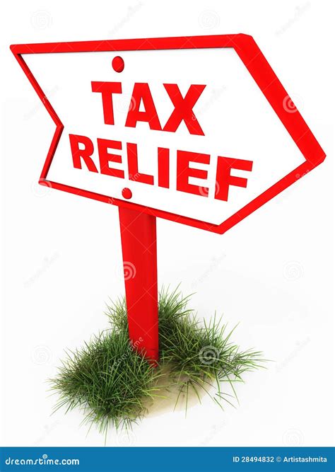 tax relief stock illustration illustration  street