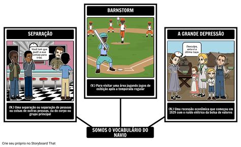 Nós Somos O Navio Vocabulário Storyboard By Pt Examples