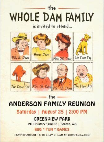 22 Family Reunion Invitations ideas | family reunion invitations, reunion invitations, family ...