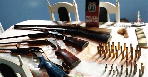 G1 Polícia Militar apreende armas de fogo e munições no Agreste da PB