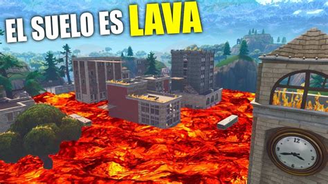 El Suelo Es Lava En Pisos Picados Retos En Fortnite Youtube