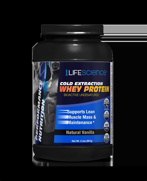 WHEY PROTEIN Natural Vanilla - 1 Life Science