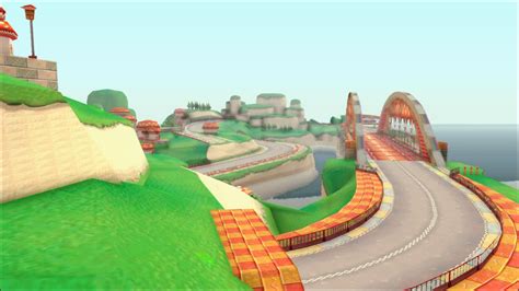 Diego4fun Zone Map Mario Kart Double Dash Mushroom Bridge