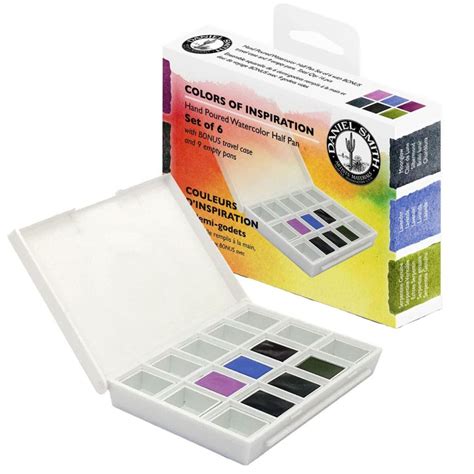 Daniel Smith Watercolor Half Pan Set 6 Colors Of Inspiration Jerrys