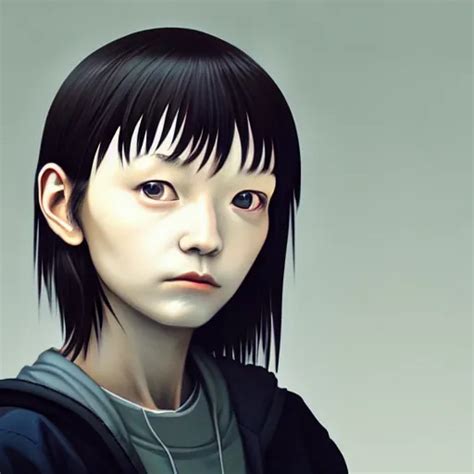 Portait Of Serial Experiments Lain Highly Detailed Stable