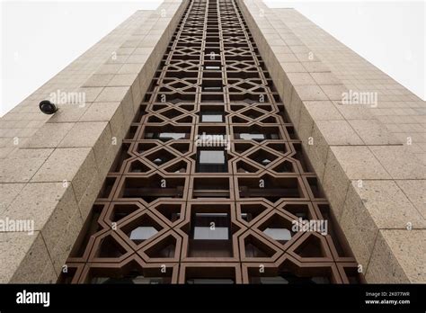 The Wall Of The Building Is Lined With Granite Marble Slabs The