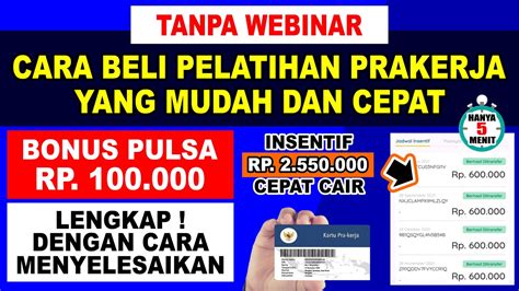 Cara Membeli Pelatihan Prakerja Yang Mudah Dan Cepat Dapat Sertifikat