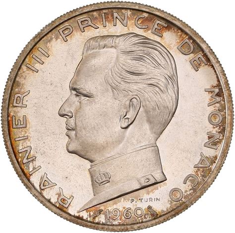 Monaco Francs Rainier Iii Essai En Argent Catawiki