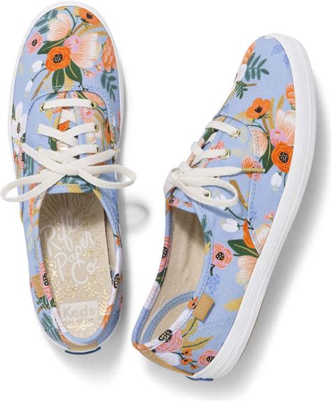 Keds X Rifle Paper Co Champion Sneakers In Lively Floral Keds Rifle