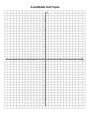 Coordinate Grid Paper In Word And Pdf Formats