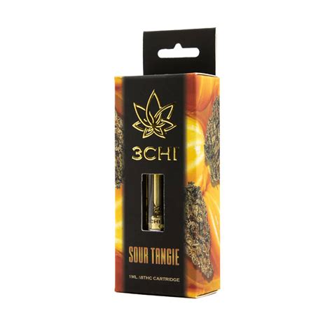 3chi Delta 8 Vape Cartridge Sour Tangie Lord Vaper Pens