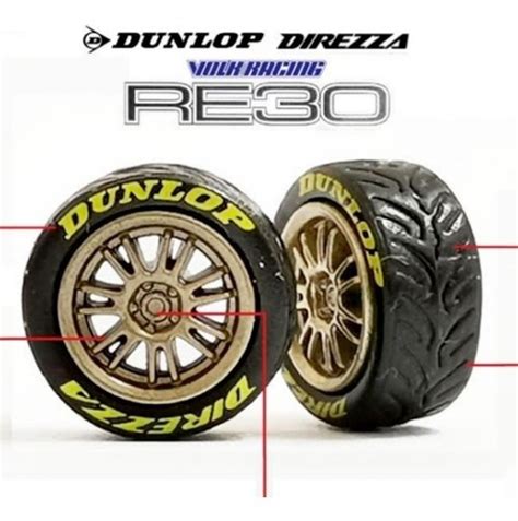 Hot Wheels Rodas C pneus Borracha Customização Gold Dunlop MercadoLivre