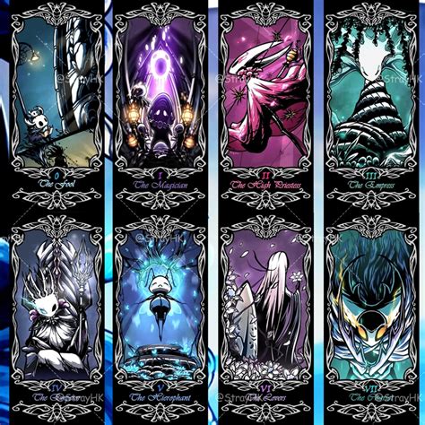 Hollow Knight Tarot Cards 78 Cards Edition Fan Made Tarot Cards 1758cm T For Hollow Knight