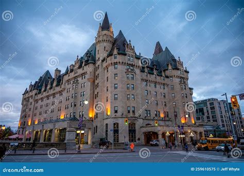 Exterior Of The Landmark Chateau Laurier Editorial Image Image Of