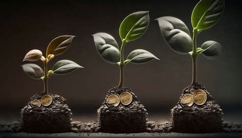 Premium Photo Planting The Seeds Of Success The Journey Of Business Growth Money Growth