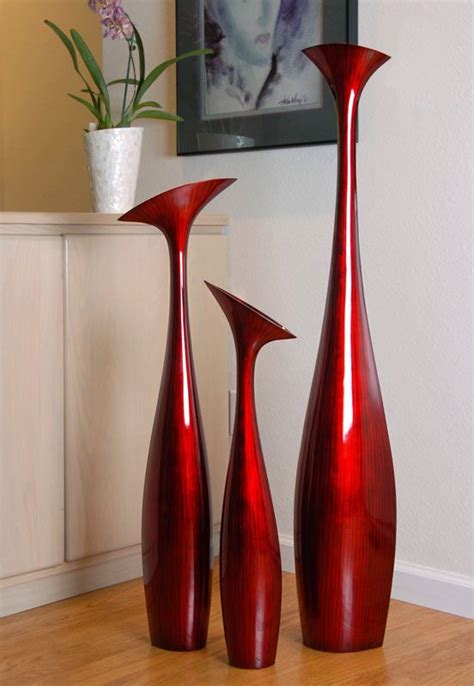 Large Modern Vases Tall Flower Vases Set Of 3 Floor Vase Decor