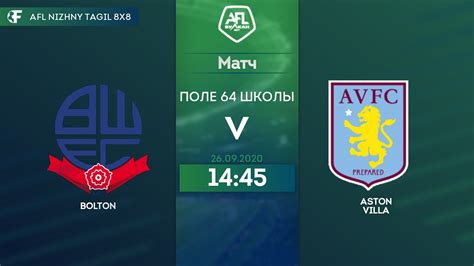 Bolton Aston Villa Nizhny Tagil Afl Youtube